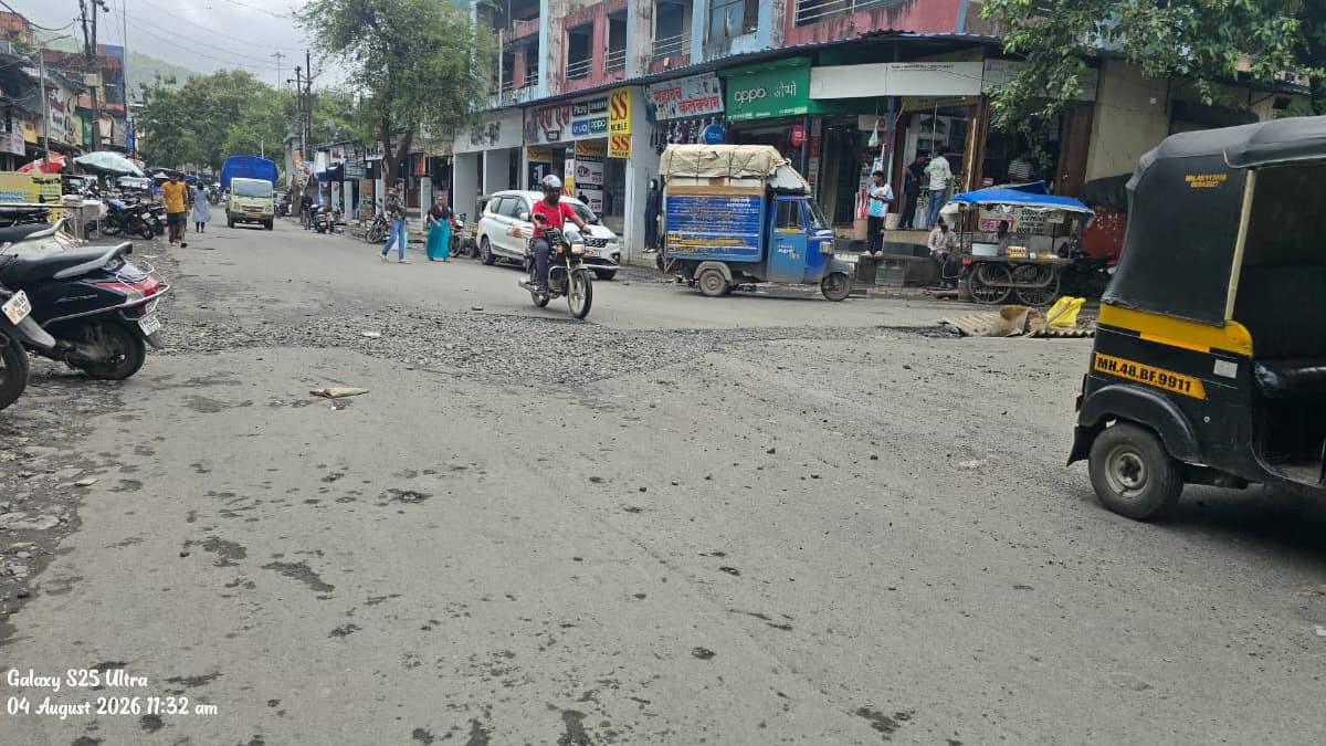 Temporary Repairs on Tungarshwar Road:तुंगारेश्वर रस्त्याची तात्पुरती दुरुस्ती