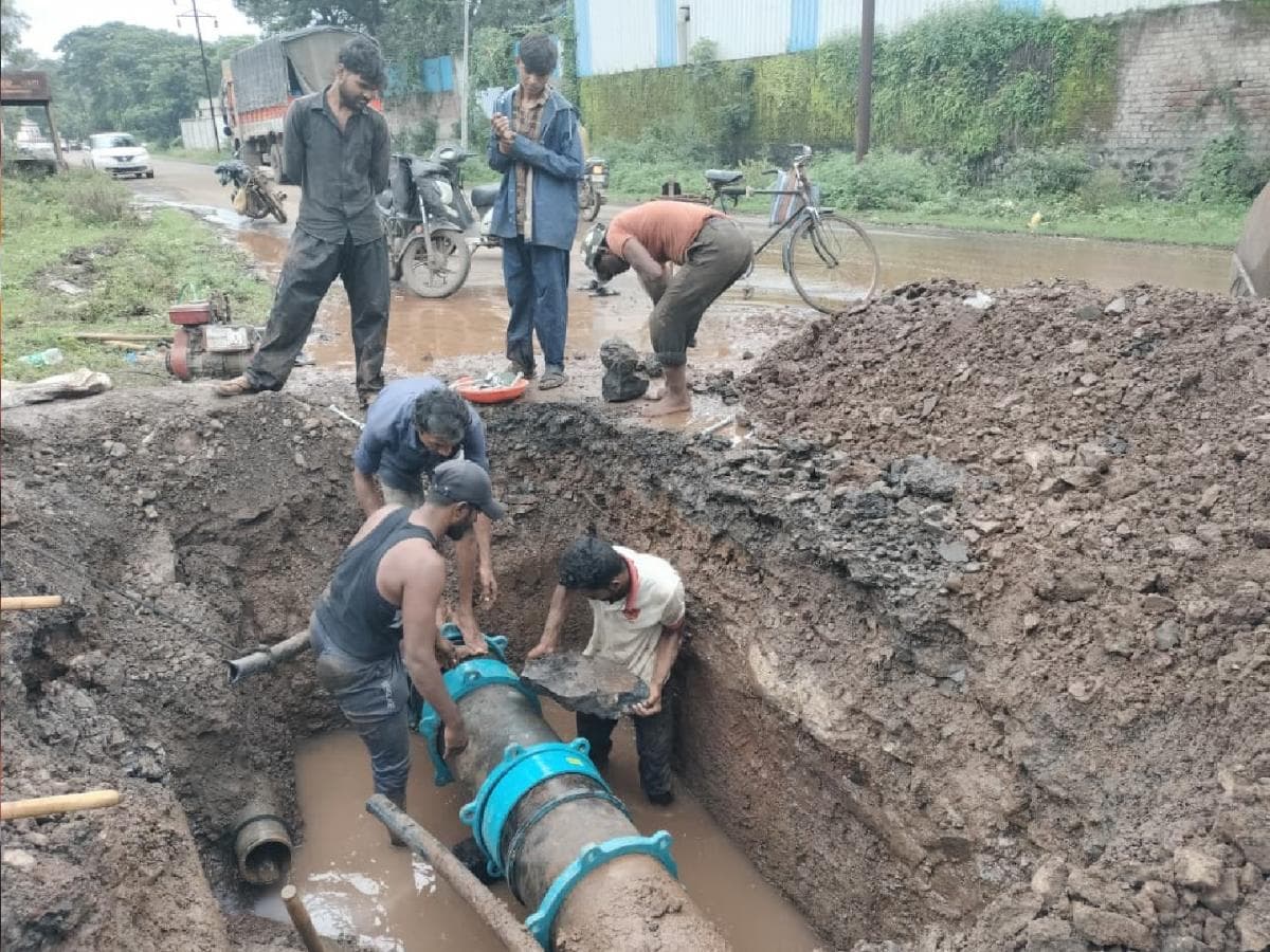 Fiber Digging Incident:सांगलीतील जलवाहिनीला पुन्हा फटका