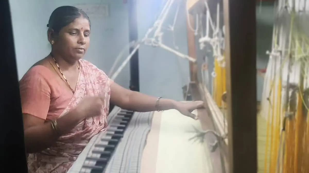Silk Weaving in Solapur: सोलापुरातील रेशीम साड्यांचा उद्योग नवा उंची गाठतो