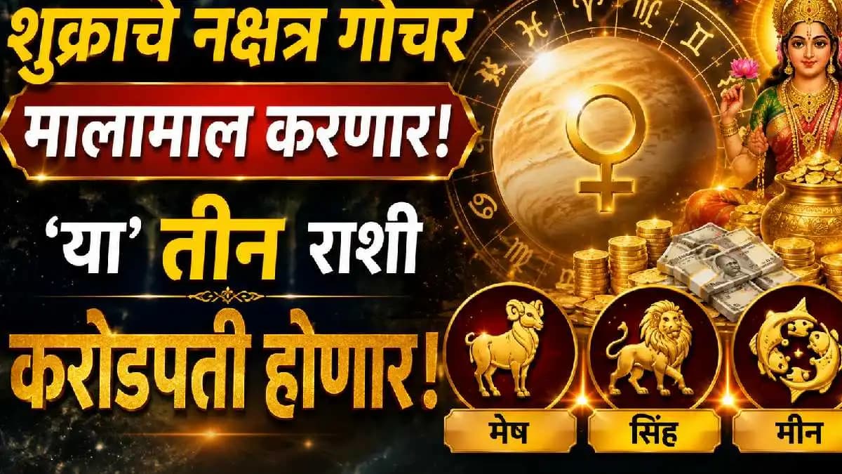 Venus Transit 2026: शुक्राचे नक्षत्र गोचर तुमच्या जीवनात आनंद आणणार