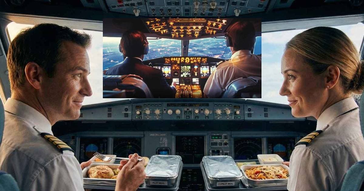 Why Pilots and Co-Pilots Have Different Meals:पायलट आणि को-पायलटसाठी विमानात वेगवेगळे जेवण का असते?