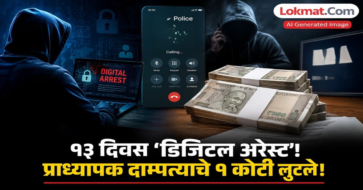 Digital Fraud in Parbhani: परभणीत प्राध्यापक दाम्पत्याची १ कोटी ११ लाखांची फसवणूक