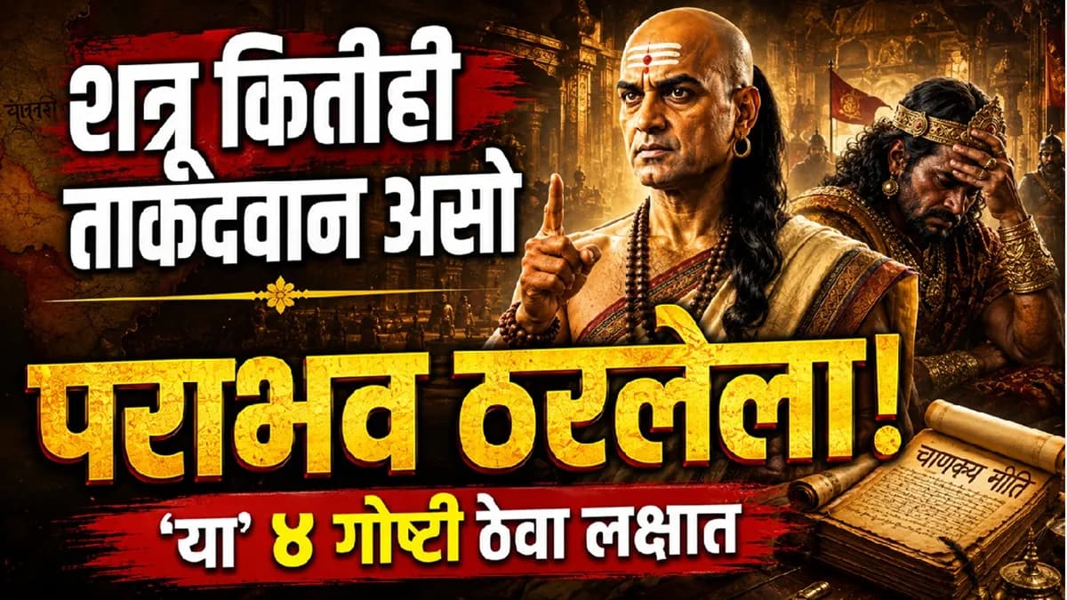 Chanakya's Wisdom: चाणक्याची शत्रूंच्या विरोधातची बुद्धिमत्ता