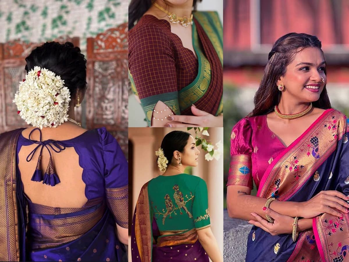 Blouse Designs for Mangala Gauri:मंगळागौरीसाठी ब्लाऊज डिझाईन्स