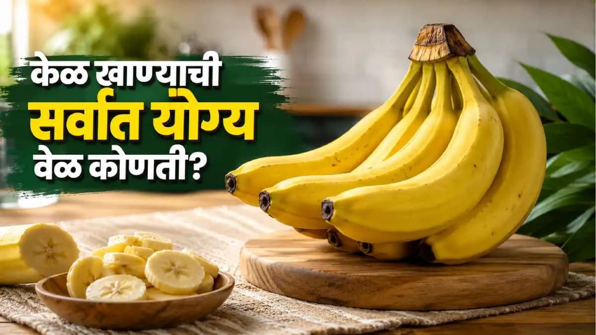 Right Time To Eat Banana:केळ कोणत्या वेळी खावे?