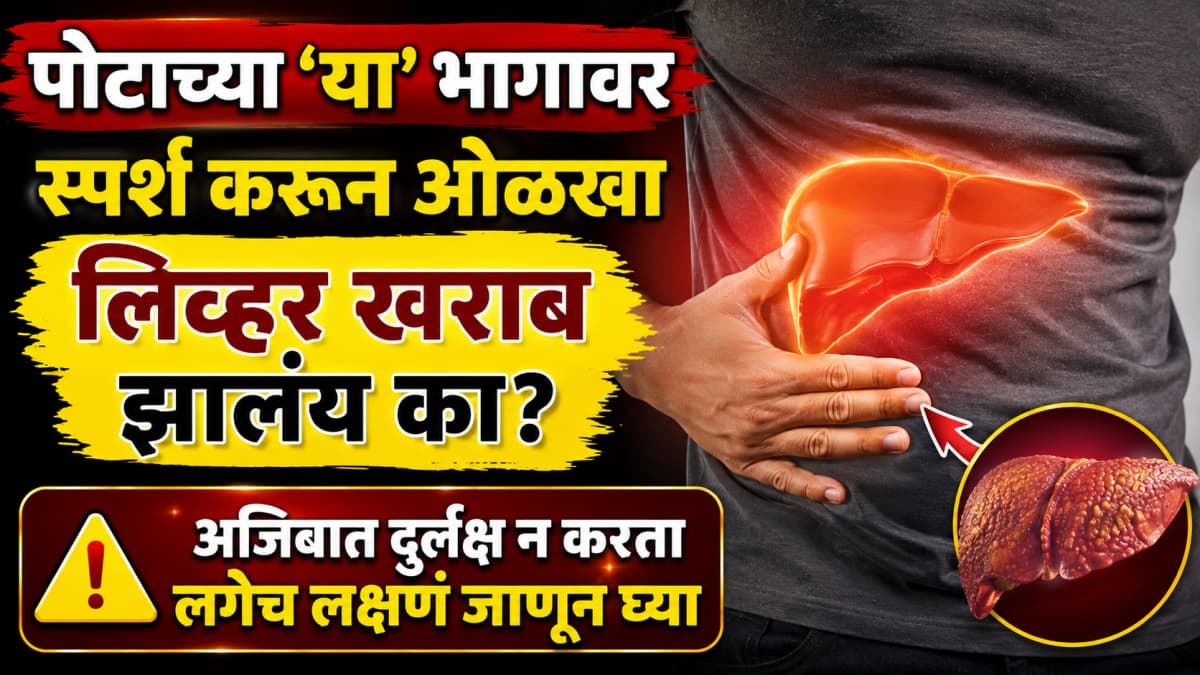 Recognizing Liver Issues:पोटाच्या ‘या’ भागावर स्पर्श करून ओळखा लिव्हर खराब झालंय का?