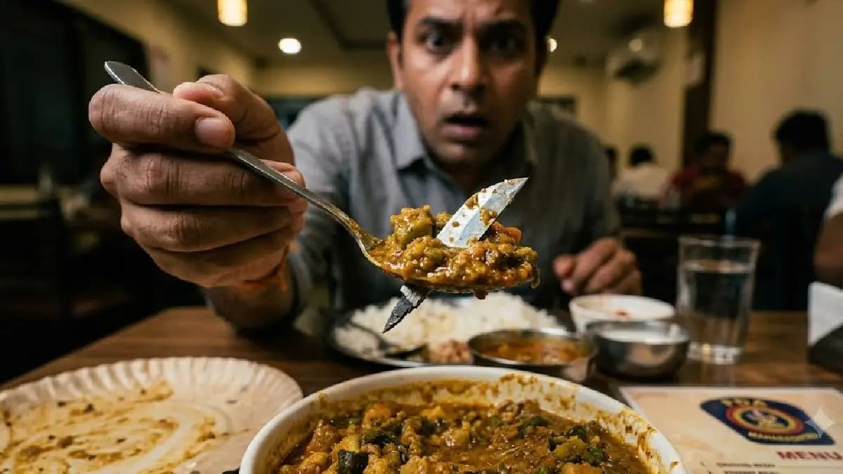 Sharp Object Found in Meal: जेवणाच्या घासात चक्क ब्लेड; कुटुंबाच्या ताटात टोकदार वस्तू आढळल्याने खळबळ