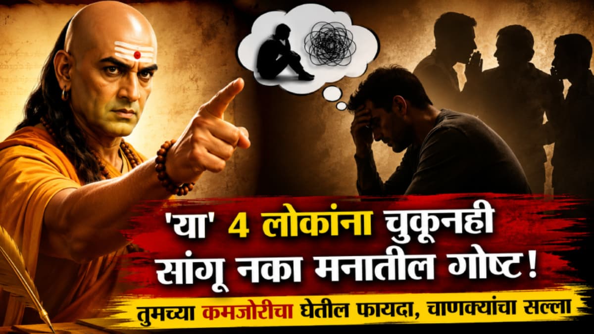 Chanakya Niti: 'या' ४ लोकांना चुकूनही सांगू नका मनातील गोष्ट!