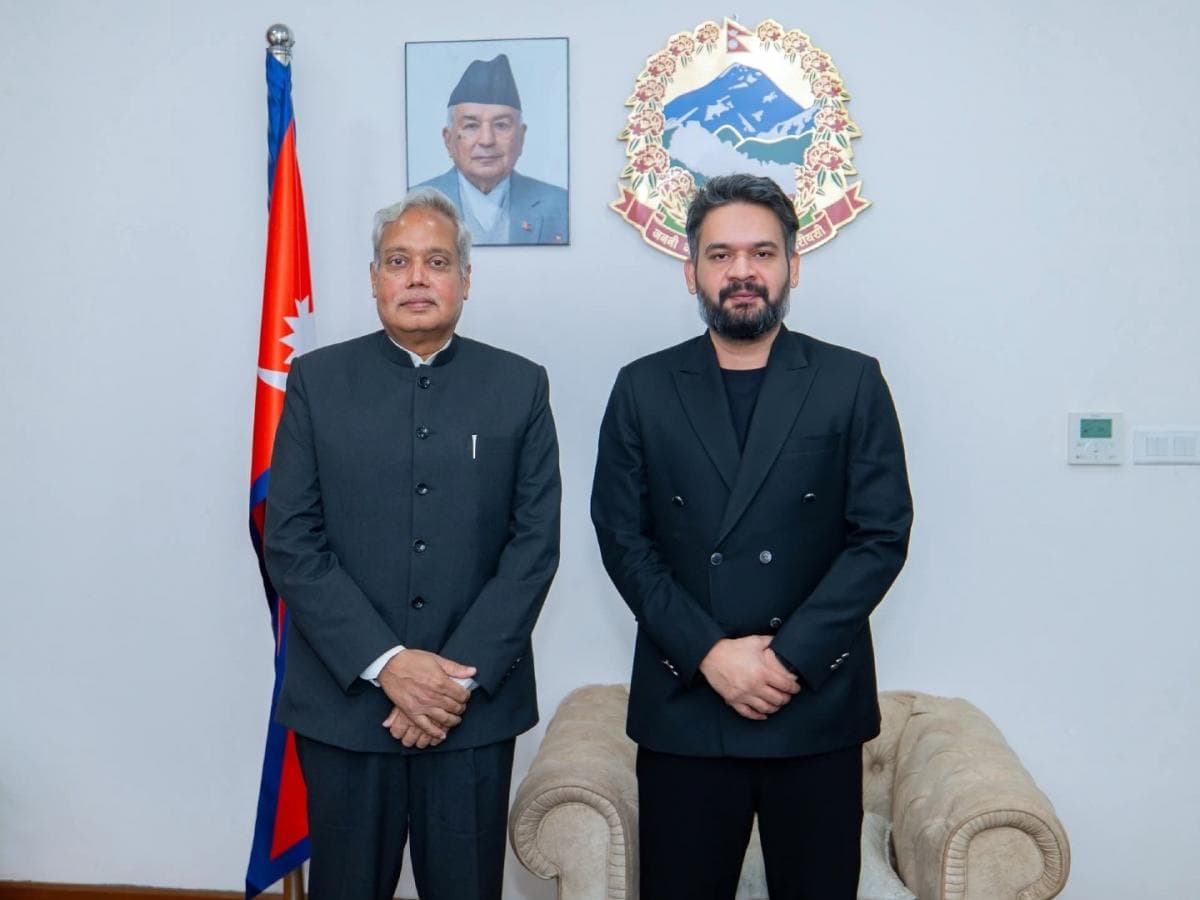 Nepal PM Balen Shah Meets Indian Ambassador:नेपाळचे पंतप्रधान बालेन शाह यांनी भारतीय राजदूतांची भेट घेतली