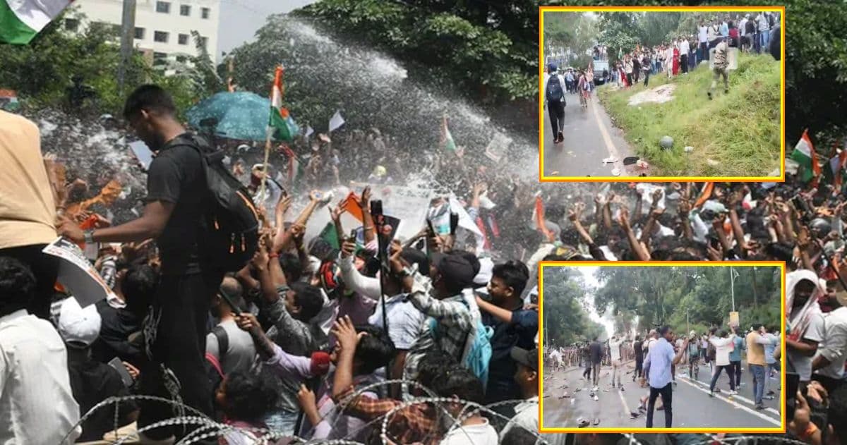 Student Protest in Ranchi: विद्यार्थ्यांच्या आंदोलनात समाजकंटक शिरलेत, पोलिसांनी...!