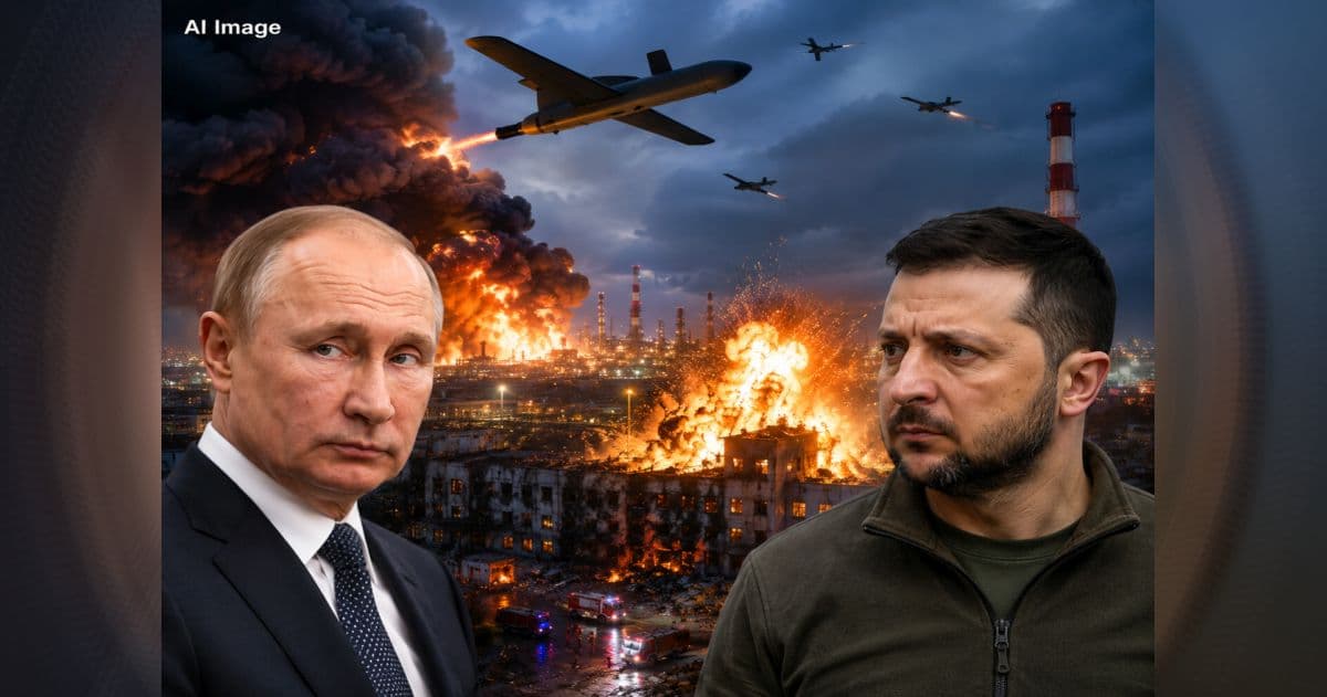 Major Attack in Ukraine: युक्रेनने रशियावर मोठा हल्ला केला