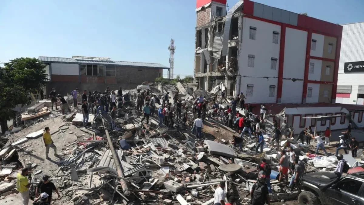 Colombia Earthquake:कोलंबियात ७.४ तीव्रतेचा भूकंप, ७७ जणांचा मृत्यू