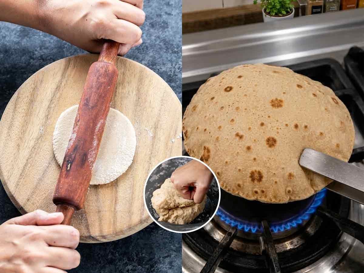 Small Change for Soft Chapatis:चपात्या लाटताना करा १ छोटासा बदल! फुगतील गोलगरगरीत टम्म