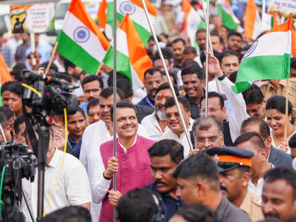 National Pride Rally: 'हर घर तिरंगा' रॅलीतून स्वाभिमानाचा जागर; विकसित देशात महाराष्ट्र पहिला : मुख्यमंत्री