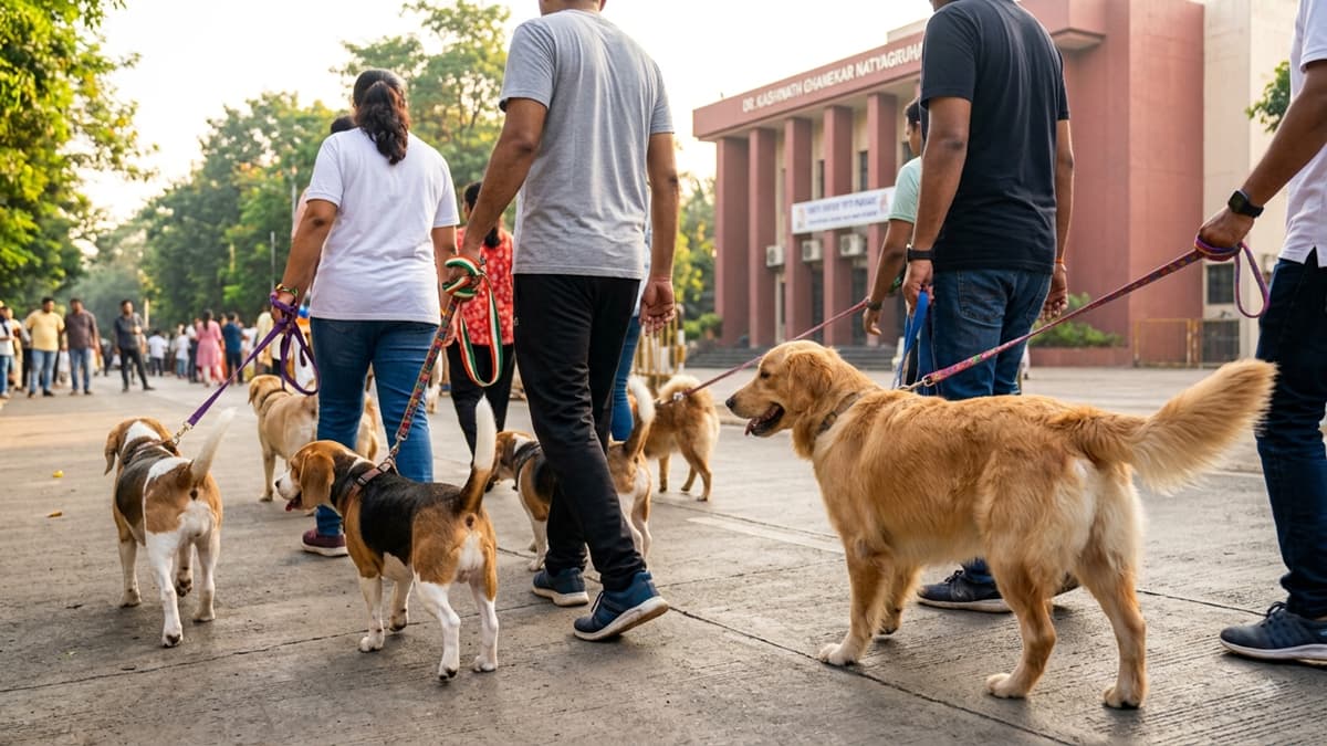 Unique Pet Parade on Independence Day:स्वातंत्र्य दिनी अनोखी पेट परेड